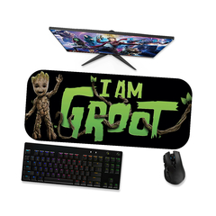 Mouse pad gamer Baby Groot 2 - Mousepad Guardiões da Galáxia 90x40 80x40 60x40 70x30 - RAIKG Store
