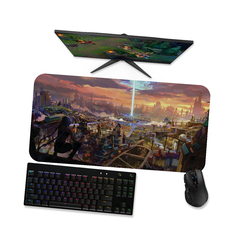 Mouse pad gamer Arcane Jinx Piltover 1 - Mousepad 90x40 80x40 60x40 70x30 - loja online