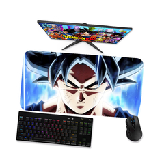 Mouse pad gamer Dragon Ball - Goku Saiyajin Superior Incompleto 1 - Mousepad 90x40 80x40 60x40 70x30 - RAIKG Store