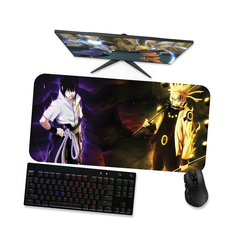 Mouse pad gamer Naruto Naruto e Sasuke 2 - Mousepad 90x40 80x40 60x40 70x30 - loja online