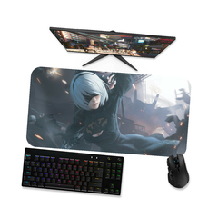 Mouse pad gamer Nier Automata 2B - Mousepad 90x40 80x40 60x40 70x30 - loja online