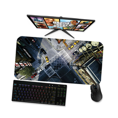 Mouse pad gamer GTA V Cenário 6 - Mousepad GTA 5 90x40 80x40 60x40 70x30 - loja online