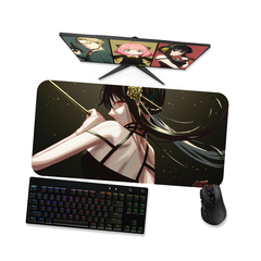 Mouse pad gamer Spy X Family 14 - Mousepad Loid Anya Yor 90x40 80x40 60x40 70x30 - loja online