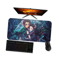 Mouse pad gamer Demon Slayer Kimetsu no Yaiba Inosuke Nezuko e Tanjiro 3 - Mousepad 90x40 80x40 60x40 70x30 - loja online