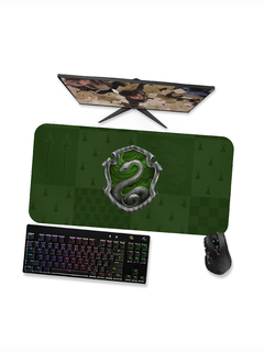 Mouse pad gamer Harry potter Sonserina Slytherin 2 - Mousepad 90x40 80x40 60x40 70x30 - loja online