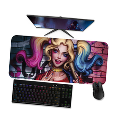 Mouse pad gamer Arlequina Harley Quinn 2 - Mousepad 90x40 80x40 60x40 70x30