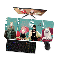 Mouse pad gamer Spy X Family 6 - Mousepad Loid Anya Yor 90x40 80x40 60x40 70x30