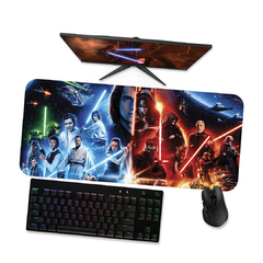 Mouse pad gamer Star wars Jedi vs sith 2 - Mousepad 90x40 80x40 60x40 70x30