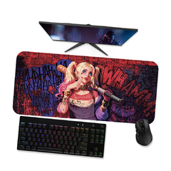 Mouse pad gamer Arlequina Harley Quinn 1 - Mousepad 90x40 80x40 60x40 70x30