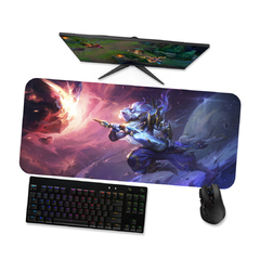 Mouse pad gamer Lol Skin Yasuo Cósmico 1 - Mousepad League of legends 90x40 80x40 60x40 70x30