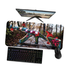 Mouse pad gamer CSGO Ak 47 Lótus Selvagem 1 - Mousepad 90x40 80x40 60x40 70x30