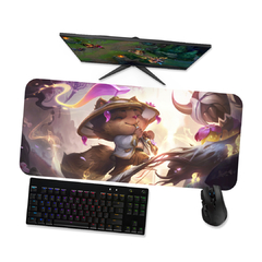 Mouse pad gamer Lol Skin Teemo Florescer espiritual 2 - Mousepad League of legends 90x40 80x40 60x40 70x30
