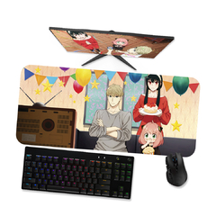 Mouse pad gamer Spy X Family 3 - Mousepad Loid Anya Yor 90x40 80x40 60x40 70x30