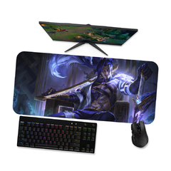Mouse pad gamer Lol Skin Yasuo Tinta sombria 1 - Mousepad League of legends 90x40 80x40 60x40 70x30
