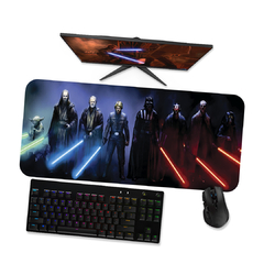 Mouse pad gamer Star wars Jedi vs sith 1 - Mousepad 90x40 80x40 60x40 70x30