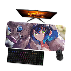 Mouse pad gamer Kimetsu no Yaiba Demon Slayer Inosuke Hashibira 1 - Mousepad 90x40 80x40 60x40 70x30