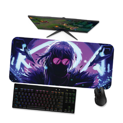 Mouse pad gamer Lol Skin Kai Sa KDA - Mousepad League of legends 90x40 80x40 60x40 70x30
