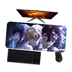 Mouse pad gamer Demon Slayer Kimetsu no Yaiba - Tanjiro Zenitsu e Inosuke 2 - Mousepad 90x40 80x40 60x40 70x30