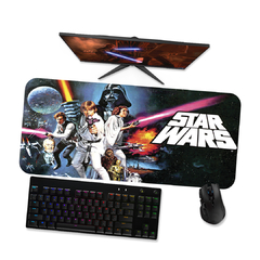 Mouse pad gamer Star Wars Clássico 1 - Mousepad 90x40 80x40 60x40 70x30