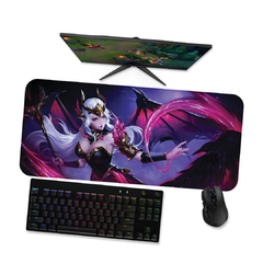 Mouse pad gamer Lol Skin Morgana Feiticeira 1 - Mousepad League of legends 90x40 80x40 60x40 70x30