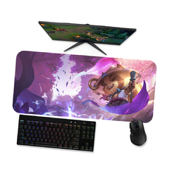 Mouse pad gamer Lol Skin Teemo Florescer espiritual 1 - Mousepad League of legends 90x40 80x40 60x40 70x30