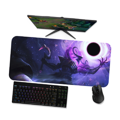 Mouse pad gamer Lol Skin Thresh Estrela negra 1 - Mousepad League of legends 90x40 80x40 60x40 70x30