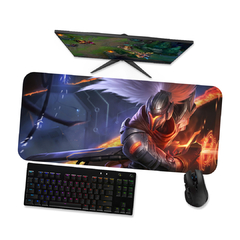 Mouse pad gamer Lol Skin Yasuo Projeto 1 - Mousepad League of legends 90x40 80x40 60x40 70x30