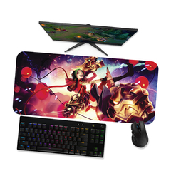 Mouse pad gamer Lol Skin Jinx Ano novo chinês 1 - Mousepad League of legends 90x40 80x40 60x40 70x30