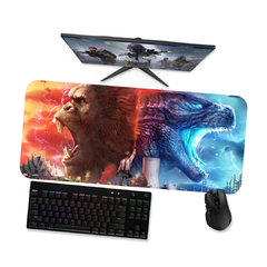 Mouse pad gamer PUBG Godzila X King Kong 1 - Mousepad 90x40 80x40 60x40 70x30
