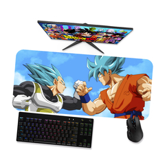 Mouse pad gamer Dragon Ball - Goku Blue vs Vegeta Blue 1 - Mousepad 90x40 80x40 60x40 70x30