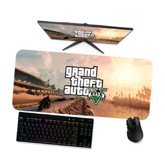 Mouse pad gamer GTA V Cenário 1 - Mousepad 90x40 80x40 60x40 70x30