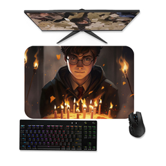 Mouse pad gamer Harry Potter Aniversário 2 - Mousepad 90x40 80x40 60x40 70x30 - RAIKG Store