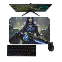Mouse pad Arcane Caitlyn 2 - League of legends Mousepad Gamer - Mousepad 90x40 80x40 60x40 70x30 - RAIKG Store
