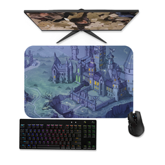 Mouse pad Harry Potter Horgwarts Desenho 1 - Mousepad Gamer 90x40 80x40 60x40 70x30 - RAIKG Store