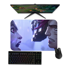 Mouse pad gamer Arcane Jinx e Vi 3 - Mousepad 90x40 80x40 60x40 70x30 - RAIKG Store