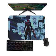 Mouse pad Arcane Caitlyn 4 - League of legends Mousepad Gamer - Mousepad 90x40 80x40 60x40 70x30 na internet