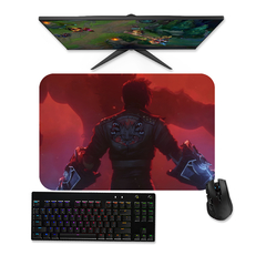 Mouse pad gamer Arcane Vi e Warwick 1 - Mousepad 90x40 80x40 60x40 70x30 - RAIKG Store