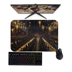 Mouse pad Gamer Harry Potter Horgwarts Sala Principal 1 - Mousepad Gamer 90x40 80x40 60x40 70x30 - RAIKG Store