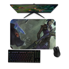 Mouse pad Arcane Caitlyn 3 - League of legends Mousepad Gamer - Mousepad 90x40 80x40 60x40 70x30 na internet