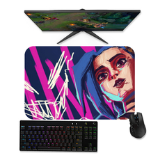 Mouse pad Arcane Jinx 10 - League of legends Mousepad Gamer 90x40 80x40 60x40 70x30 - RAIKG Store
