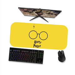 Mouse Pad Gamer Harry Potter Óculos Cicatriz 1 - Mousepad Gamer 90x40 80x40 60x40 70x30 - loja online