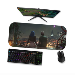 Mouse pad Arcane Ekko e Jinx 2 - League of legends Mousepad Gamer - Mousepad 90x40 80x40 60x40 70x30 - loja online