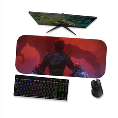 Mouse pad gamer Arcane Vi e Warwick 1 - Mousepad 90x40 80x40 60x40 70x30 - loja online