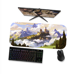 Mouse pad Gamer Harry Potter Hogwarts 6 - Mousepad Gamer 90x40 80x40 60x40 70x30 - loja online