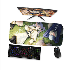 Mouse pad Frieren Grupo Heróis 2 - Anime Sousou no Frieren - Mousepad Gamer 90x40 80x40 60x40 70x30 - loja online