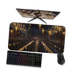 Imagem do Mouse pad Gamer Harry Potter Horgwarts Sala Principal 1 - Mousepad Gamer 90x40 80x40 60x40 70x30