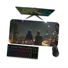 Imagem do Mouse pad Arcane Ekko e Jinx 2 - League of legends Mousepad Gamer - Mousepad 90x40 80x40 60x40 70x30