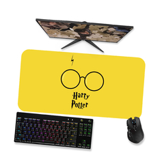 Imagem do Mouse Pad Gamer Harry Potter Óculos Cicatriz 1 - Mousepad Gamer 90x40 80x40 60x40 70x30