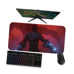 Imagem do Mouse pad gamer Arcane Vi e Warwick 1 - Mousepad 90x40 80x40 60x40 70x30