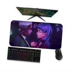 Imagem do Mouse pad Arcane Ekko e Jinx 5 - League of legends Mousepad Gamer - Mousepad 90x40 80x40 60x40 70x30